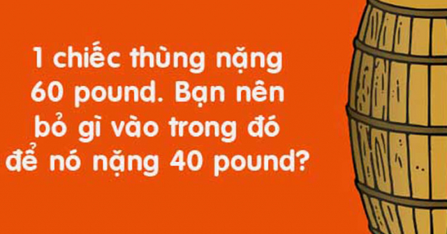 80% dân số không giải được những bài quiz này