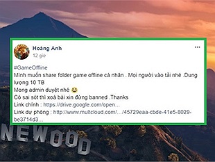 Cảm phục trước game thủ chia sẻ miễn phí 10 TB game offline để phục vụ cả cộng đồng