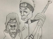 Chùm ảnh fanart về dàn nhân vật Naruto theo phong cách trào phúng này sẽ khiến bạn bò ra cười