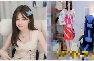 Không mặc gì, chỉ che thân bằng trang phục bóng bay trên sóng, nữ streamer khiến fan lo lắng, sợ loạt bóng phát nổ