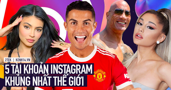 Top 5 tài khoản Instagram có lượng follower khủng nhất thế giới: Ronaldo chỉ xếp thứ 2, vị trí top 1 lại là một bất ngờ lớn!