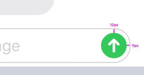 Phát hiện nút gửi tin nhắn trên iPhone bị lệch vài hạt bụi, cộng đồng Designer từ Ta đến Tây cà khịa như được mùa