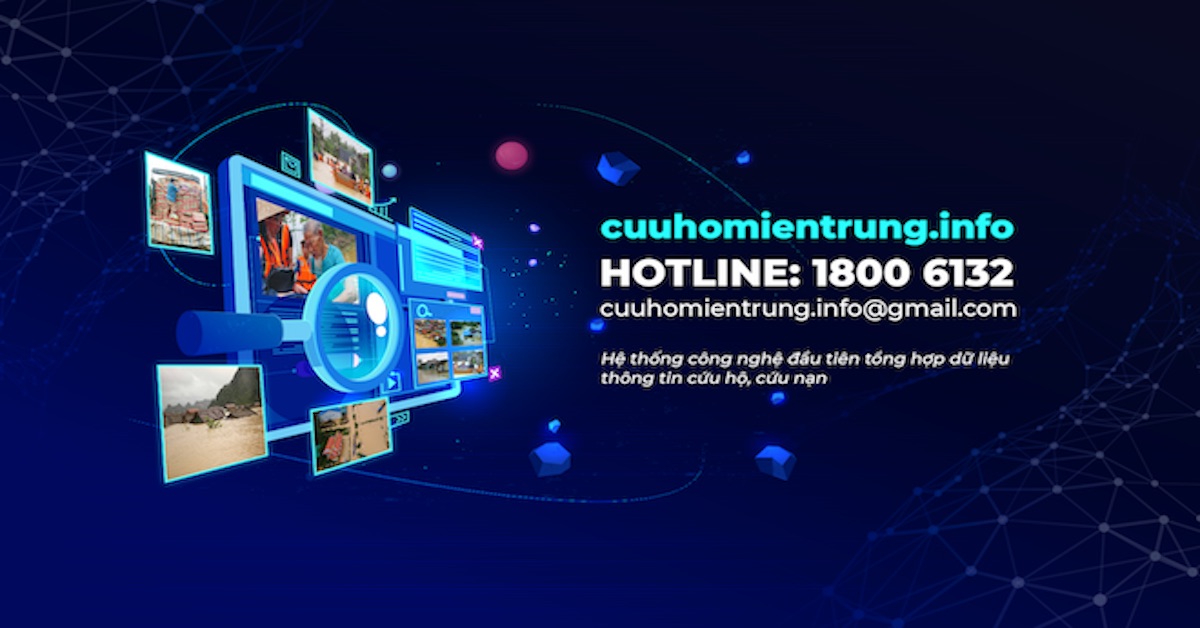 Hotline miễn phí 18006132 kết nối người dân vùng lũ với các đơn vị cứu hộ