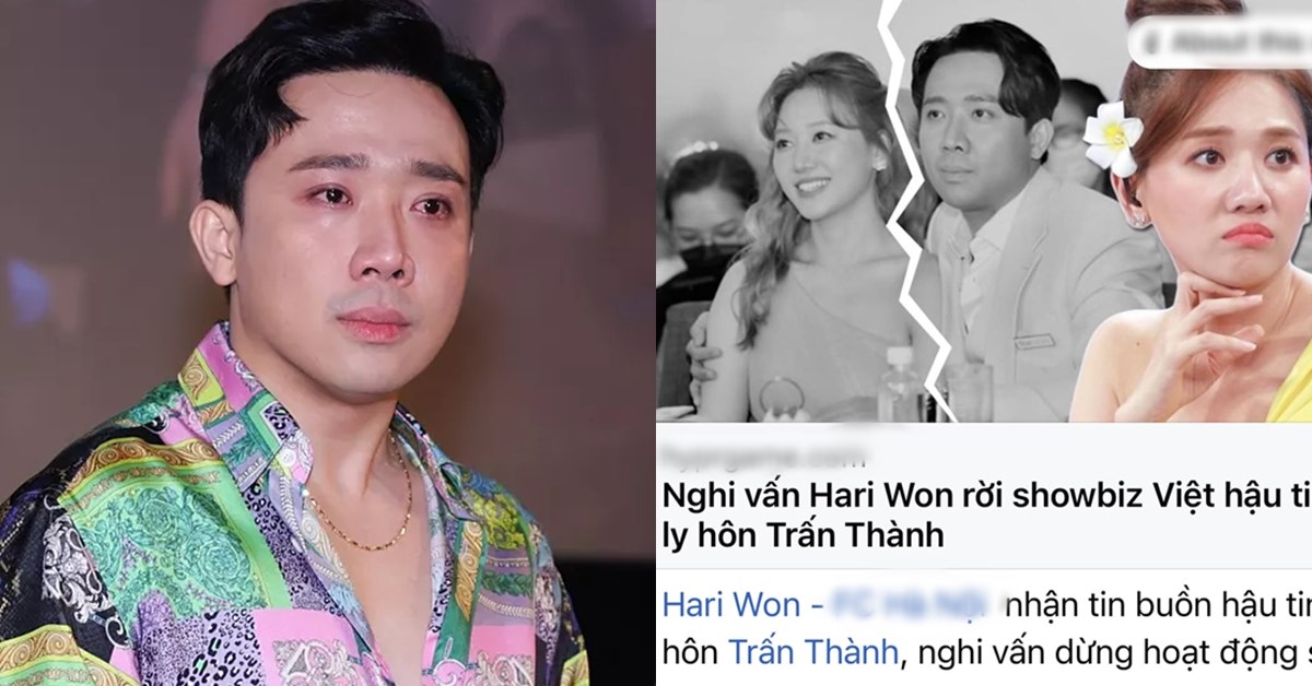 Trấn Thành bức xúc nói rõ tin đồn về Hari Won