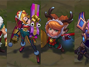 LMHT: Jinx, Draven và Poppy là những vị tướng tiếp theo sẽ sở hữu trang phục Lễ Hội Tuyết Rơi