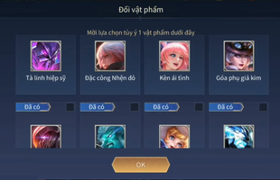 Liên Quân Mobile: Garena khuyến mãi 10 skin bậc S dưới dạng 