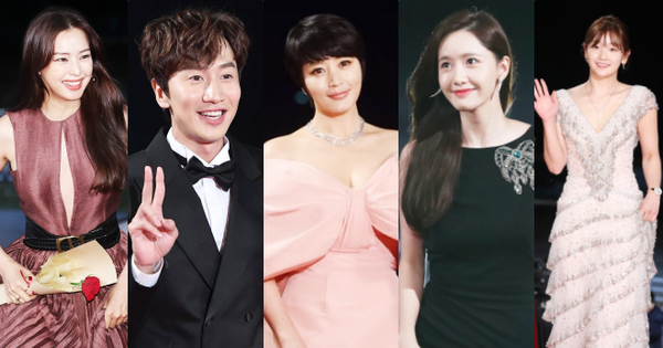 Siêu thảm đỏ Rồng Xanh 2019: Chị đại Kim Hye Soo át cả Yoona và Hoa hậu, Jung Hae In - Lee Kwang Soo dẫn đầu đoàn sao Hàn