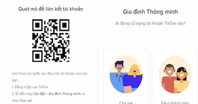 Hướng dẫn cha mẹ liên kết tài khoản TikTok với con để cài đặt bảo mật