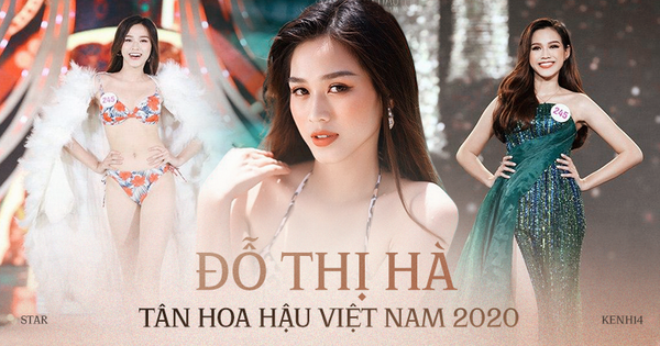 Cận cảnh nhan sắc Tân Hoa hậu Việt Nam 2020 Đỗ Thị Hà: Sinh viên ĐH Kinh tế Quốc dân chân dài 