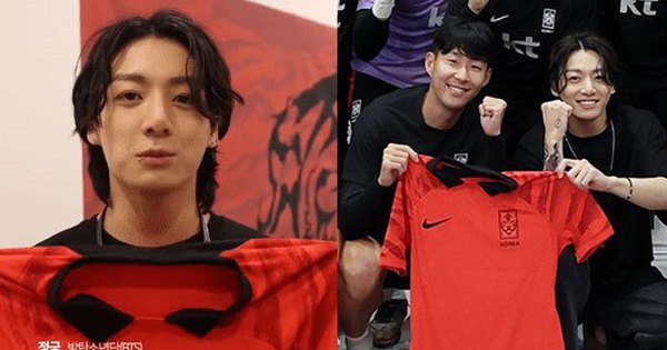 2 niềm tự hào xứ Hàn Jungkook (BTS) - Son Heung Min hội ngộ tại World Cup