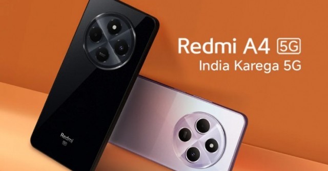 Trình làng Xiaomi Redmi A4 5G với pin lớn, giá từ 2,5 triệu đồng