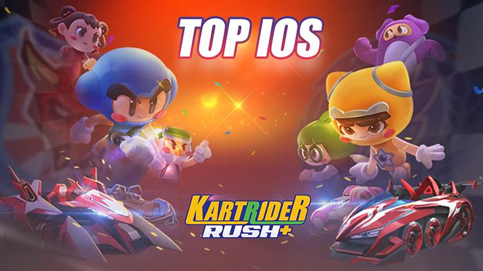 KartRider Rush vượt mặt nhiều đối thủ và đứng top tải về Appstore