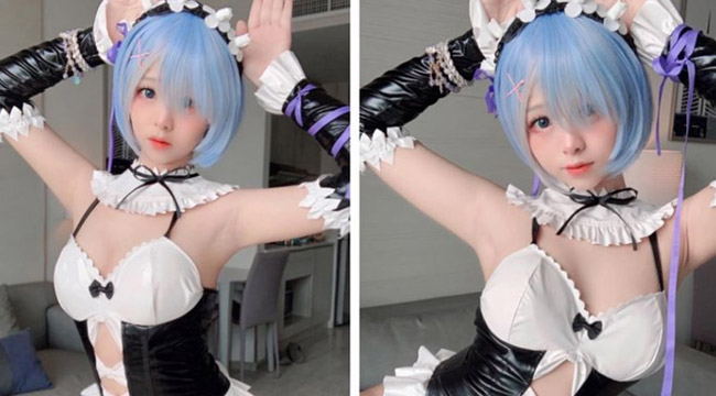 Chảy máu mắt với cosplay Rem phiên bản 18+, ai nhìn cũng yêu ngay