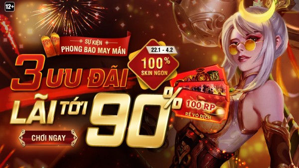 Lên sóng sự kiện Phong Bao May Mắn từ 22/01 đến 04/02 – 3 Ưu Đãi, Lãi Tới 90%