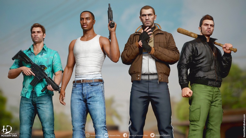 Nhân vật GTA bất ngờ lột xác với đồ họa Nextgen