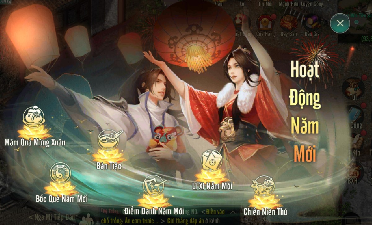 Giao thừa chưa đến nhưng game thủ Võ Lâm Truyền Kỳ 1 Mobile đã sẵn sàng gieo quẻ đầu năm