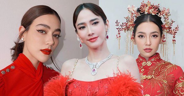 Mỹ nhân Thái đọ sắc gay cấn ngày Tết: Nữ hoàng cổ trang Bella đẹp xỉu, chị đại Aum diện trang sức 70 tỷ vẫn gây thất vọng