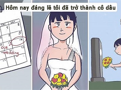 Bộ truyện tranh lấy nước mắt người xem dựa trên bi kịch có thật của một cô dâu