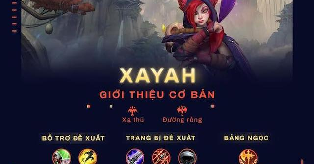 Hướng dẫn xây dựng nữ tướng Xayah và Rakan trong LMHT: Tốc chiến