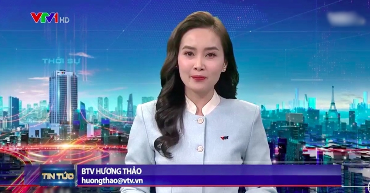 Bản tin Thời sự VTV bất ngờ có nữ BTV giọng miền Nam mới