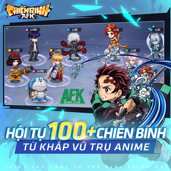 Game anime đa vũ trụ Chiến Binh AFK mở đăng ký sớm