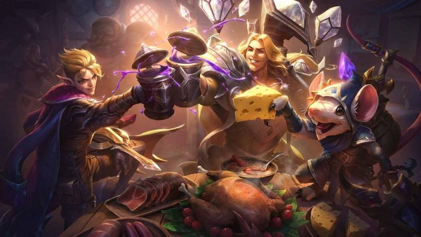 Chi tiết hình ảnh bộ ba trang phục Hiệp Sĩ Trung Cổ: Talon, Taric & Twitch