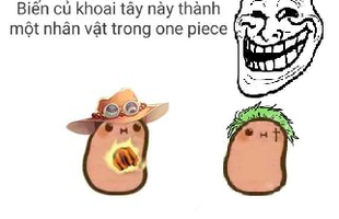 Fan One Piece trổ tài hội họa và sức sáng tạo với củ khoai tây, đến cả Boa Hancock cũng bị 