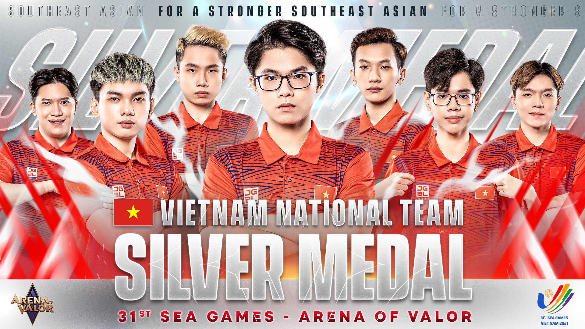 Đội tuyển Liên Quân Mobile Việt Nam để thua Thái Lan tại trận chung kết, qua đó giành HCB SEA Games 31