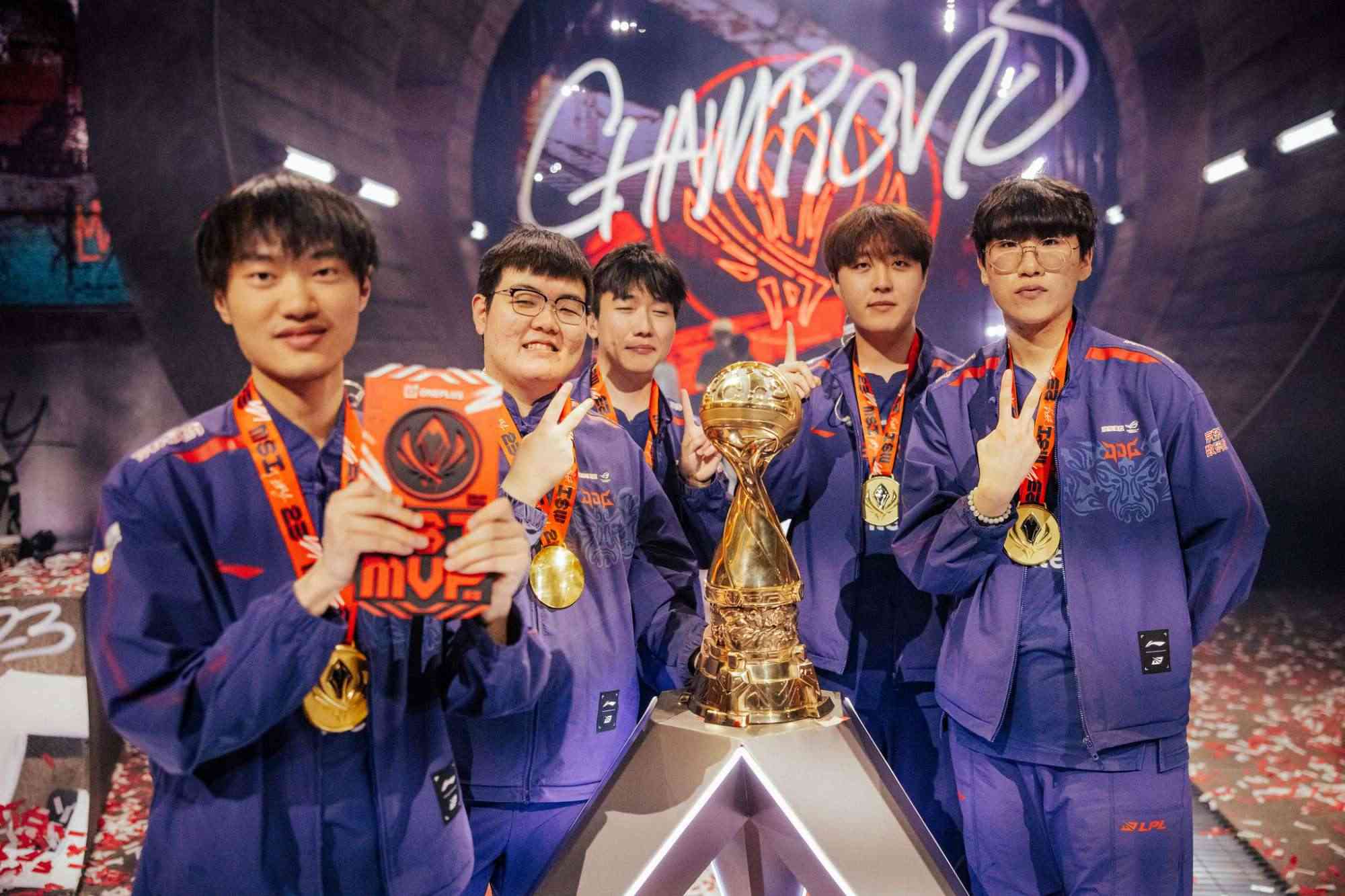 JDG hủy diệt BLG với kết quả 3-1 để giành chức vô địch MSI 2023