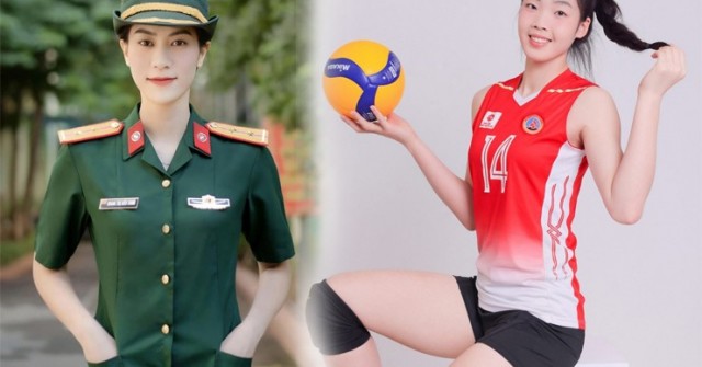 Sắc đẹp vạn người mê của dàn Hoa khôi bóng chuyền áo lính