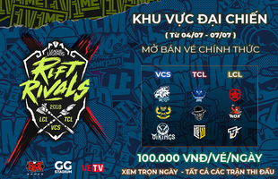 LMHT: Chính thức công bố lịch thi đấu của Khu Vực Đại Chiến 2018, Vikings Gaming đánh trận mở màn