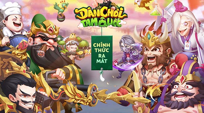 Tặng 456 giftcode Dân Chơi Tam Quốc nhân dịp ra mắt chính thức