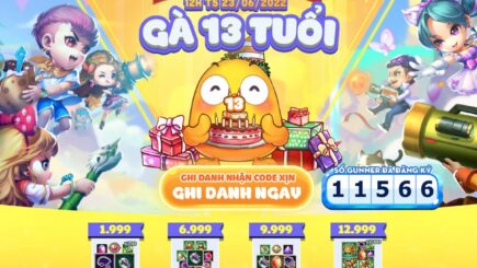 Máy chủ siêu đặc biệt “Gà 13 Tuổi” gây ấn tượng mạnh với game thủ Gunny PC bằng nhiều hoạt động hấp dẫn