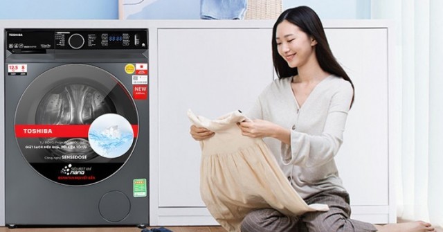 Giá máy giặt Toshiba Inverter tháng 6: Giảm tới 5 triệu đồng