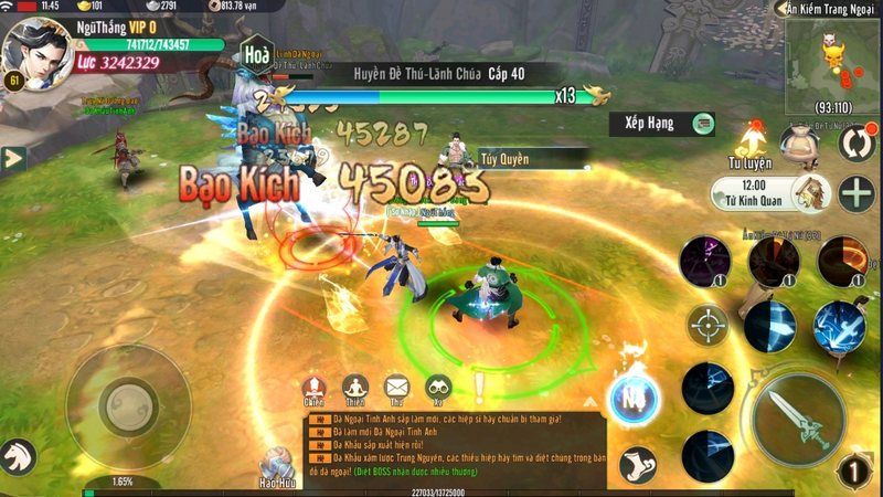 6 tip đơn giản giúp game thủ tăng cấp và lực chiến trong Ngạo Kiếm Vô Song 5.0