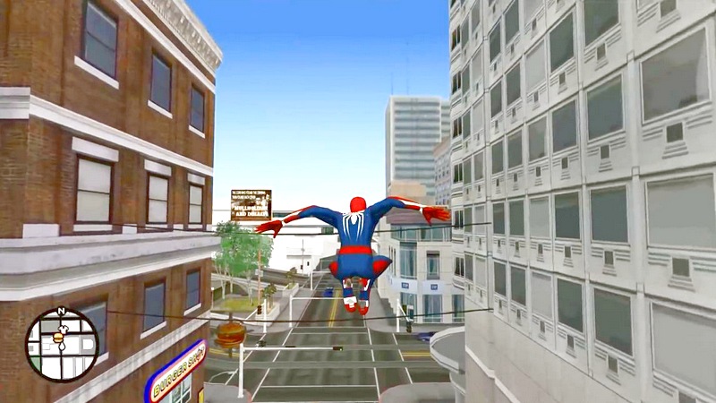 Game thủ độ nguyên Spider-Man vào GTA San Andreas, chơi chẳng kém bản PS4