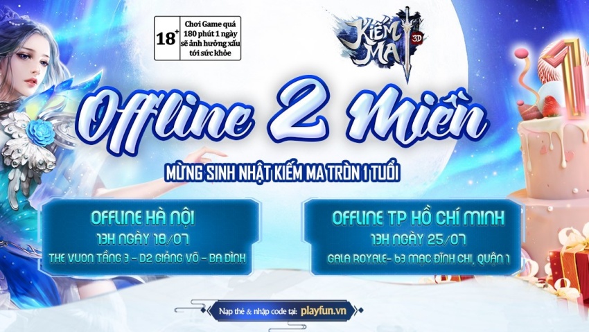 Sau Offline Hà Nội, Kiếm Ma 3D một lần nữa để lại dấu ấn trong lòng các game thủ