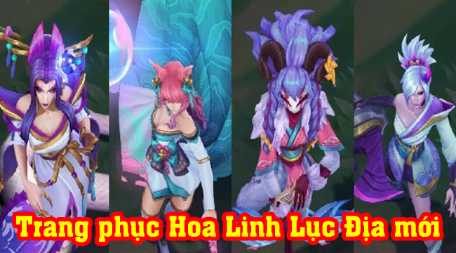 LMHT: Nhóm trang phục Hoa Linh Lục Địa tiếp theo cho Riven, Cassiopeia, Riven và Kindred xuất hiện