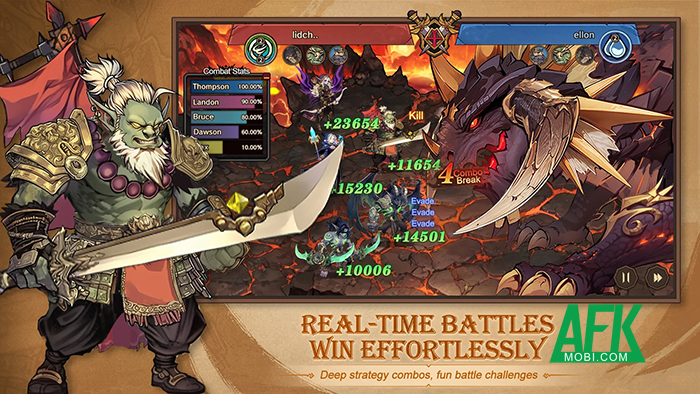 OrcClash game chiến thuật đấu tướng được lấy cảm hứng từ series Warcraft nổi tiếng