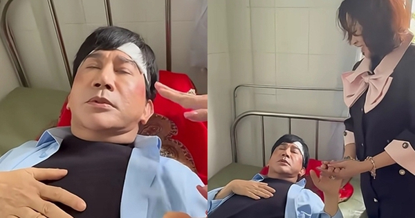 Hình ảnh NSƯT Kim Tử Long nằm viện, đầu băng bó gây xôn xao