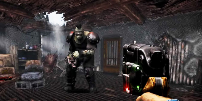 Fallout 1 bất ngờ được tái hiện trong bản mod của Doom