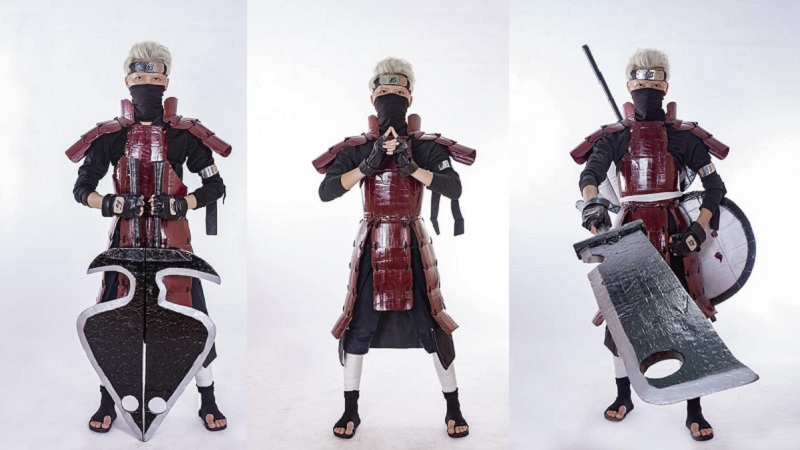 Ấn tượng trước màn cosplay Uchiha Madara bằng bìa và xốp của game thủ Việt