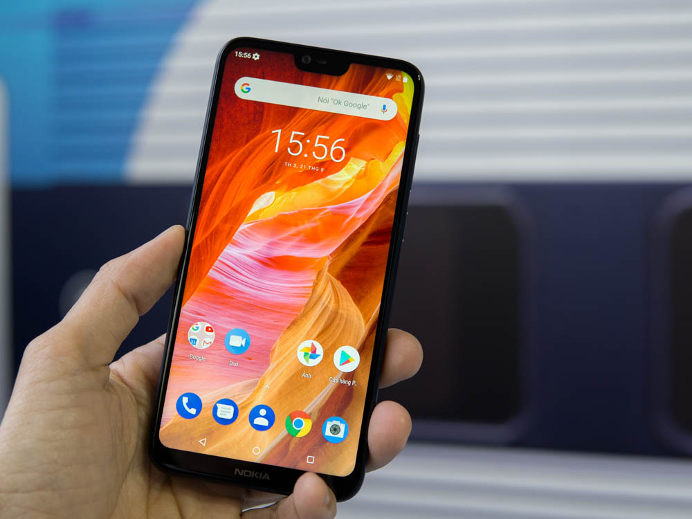 Smartphone tai thỏ Nokia 6.1 Plus giá 6,59 triệu đồng