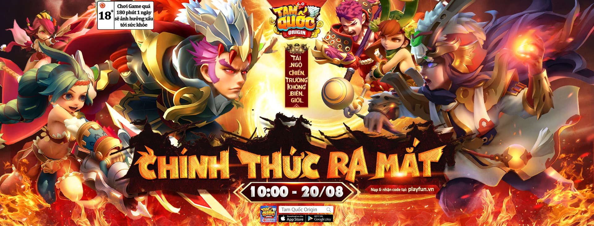 Tưng bừng những ưu đãi cực phẩm nhân dịp Tam Quốc Origin chính thức trình làng game thủ Việt