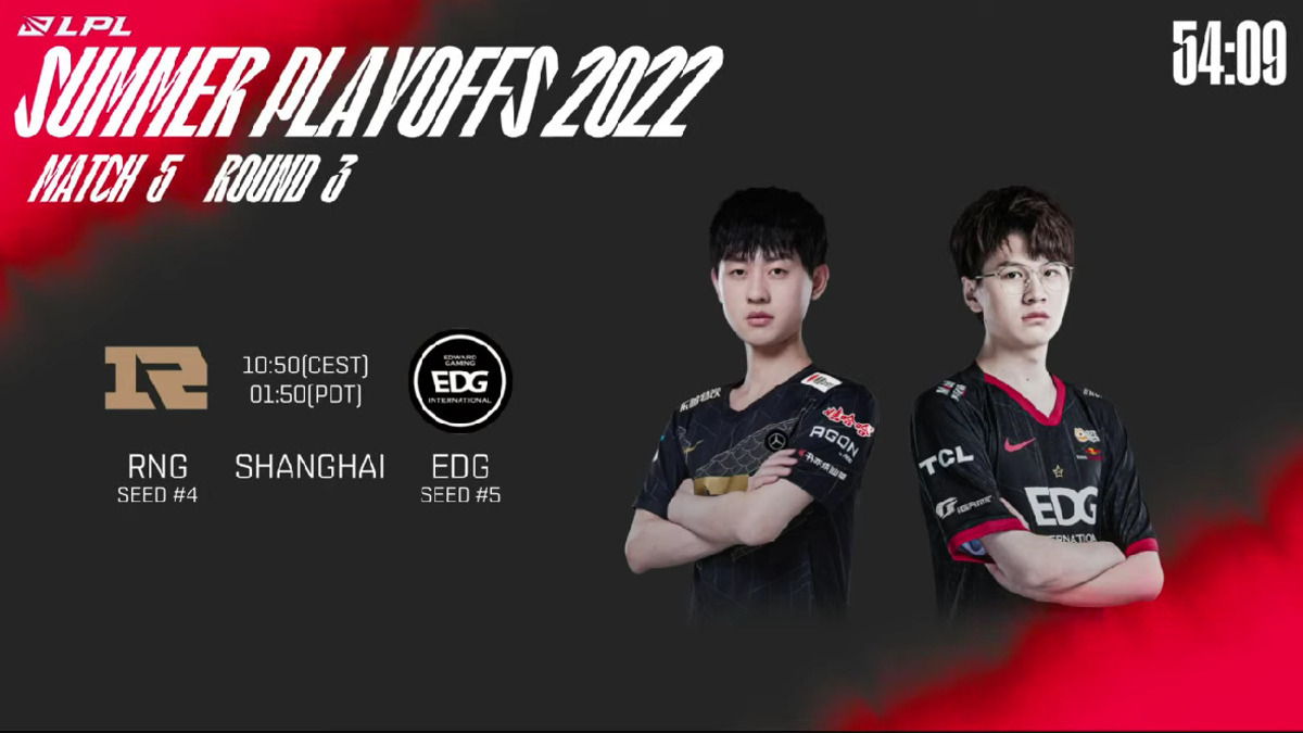 LPL Mùa Hè 2022 Play-off (20/08): Đương kim vô địch MSI RNG bại trận trước Đương kim vô địch thế giới EDG