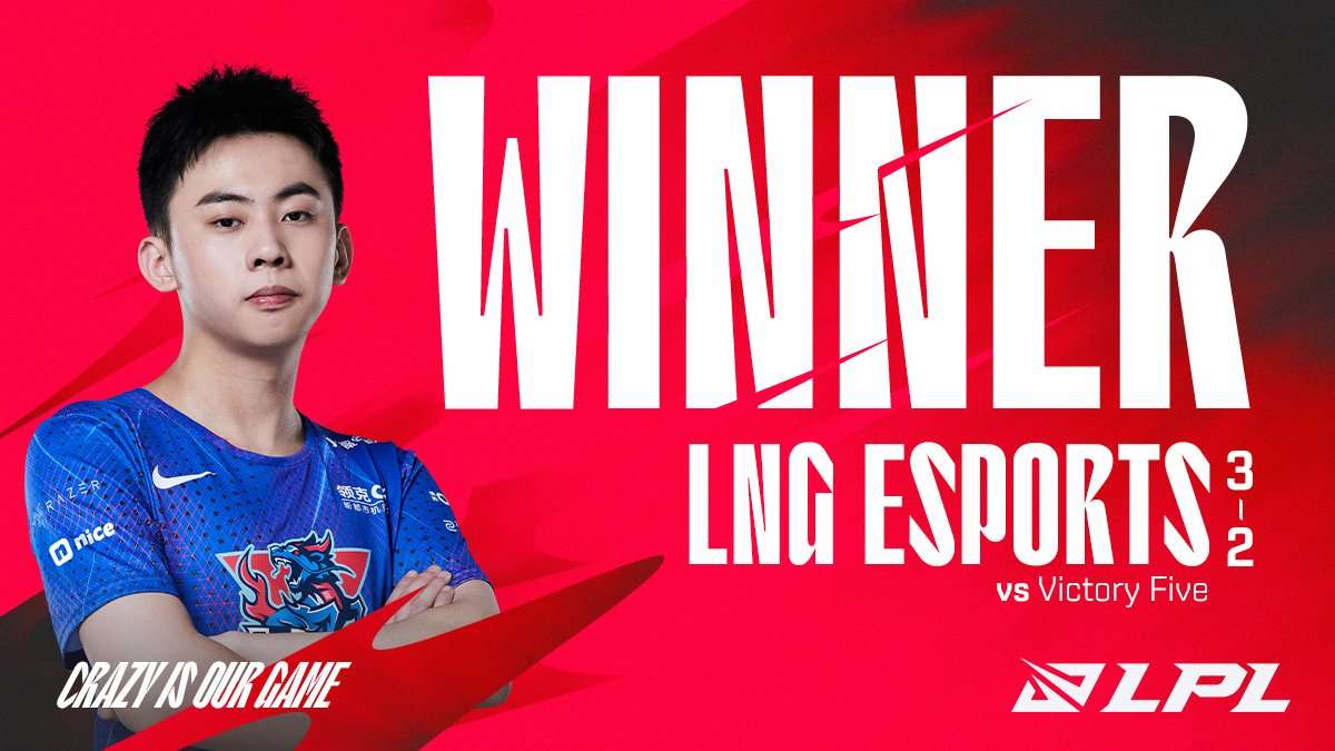 LNG Esports giành chiến thắng cảm xúc trước V5 tại LPL Mùa Hè 2022, Doinb 'nhảy múa' ăn mừng một cách phấn khích