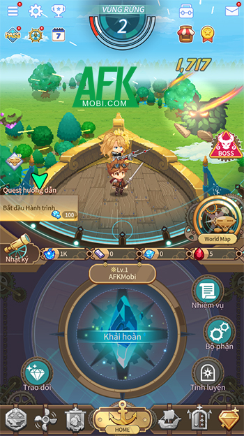 Airship Knights: Zero cho game thủ trở thành thuyền trưởng của một con thuyền bay