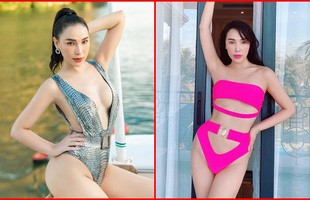 Bạn thân 15 năm của Ngọc Trinh gây xôn xao với bộ monokini ấn tượng, khoe body bốc lửa