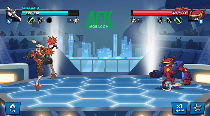 Phát triển đấu sĩ của mình qua những trận đối kháng tự động tại game House of Wardians
