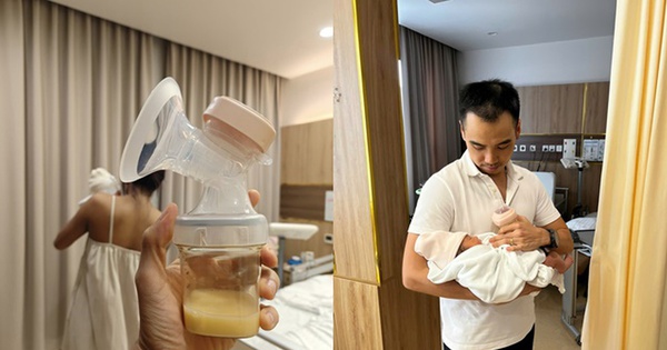 Vợ chồng Hoa hậu H'Hen Niê thức trắng đêm trông con, chắt chiu từng giọt sữa non cho con bú